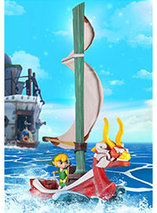 Figurine de Link sur son bateau par F4F