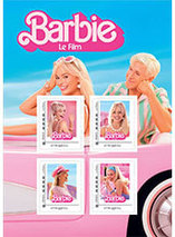 Barbie - 4 timbres collector (lettre verte)
