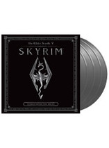 Skyrim - Bande originale coffret Deluxe 4 vinyles argentés