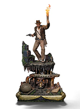 Figurine en résine de Indiana Jones - édition Deluxe