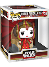 Figurine Funko Pop de la Reine Amidala sur le Trône dans Star Wars épisode 1