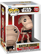 Figurine Funko Pop d'un Battle Droid dans Star Wars épisode 1