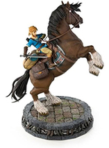 La figurine en résine de Link à cheval dans The Legend of Zelda : Breath of The Wild par F4F est en promo