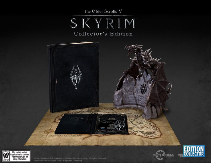 edition collector the elder scrolls V skyrim