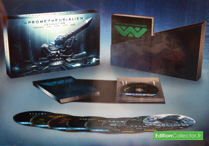 photo détaille coffret collector fnac de prometheus a alien