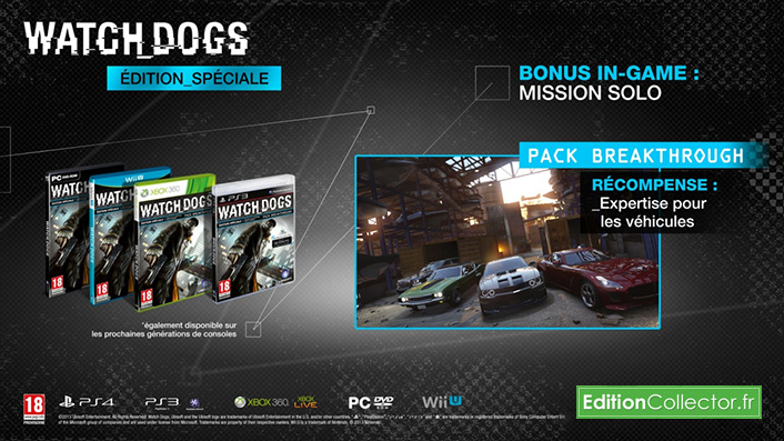 Watch Dogs edition spéciale