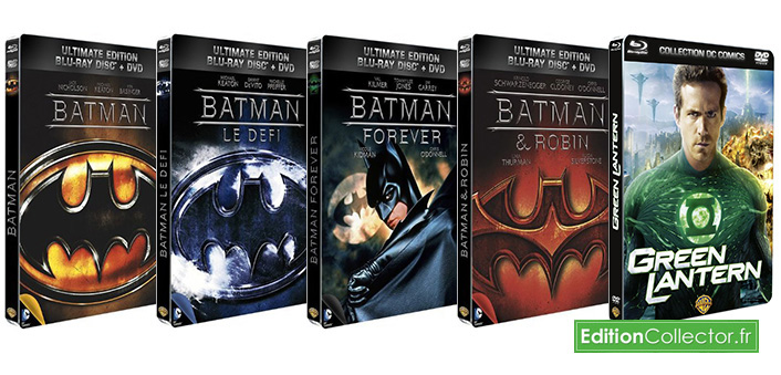 collection steelbook DC comics film