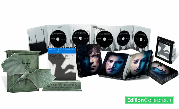 coffret collector saison 3 game of thrones