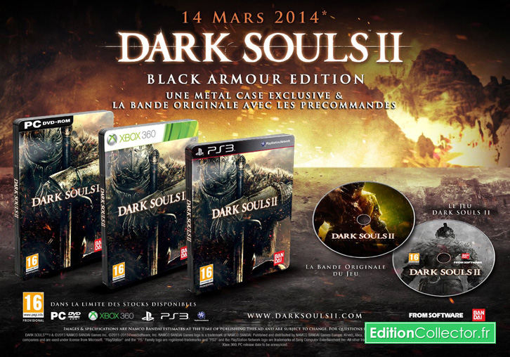 dark souls 2 édition black armour