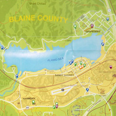 vignette carte los santos GTA 5