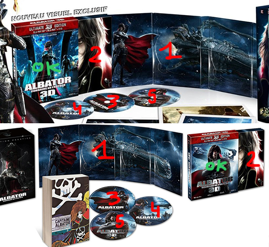 comparatif prestige vs deluxe edition albator