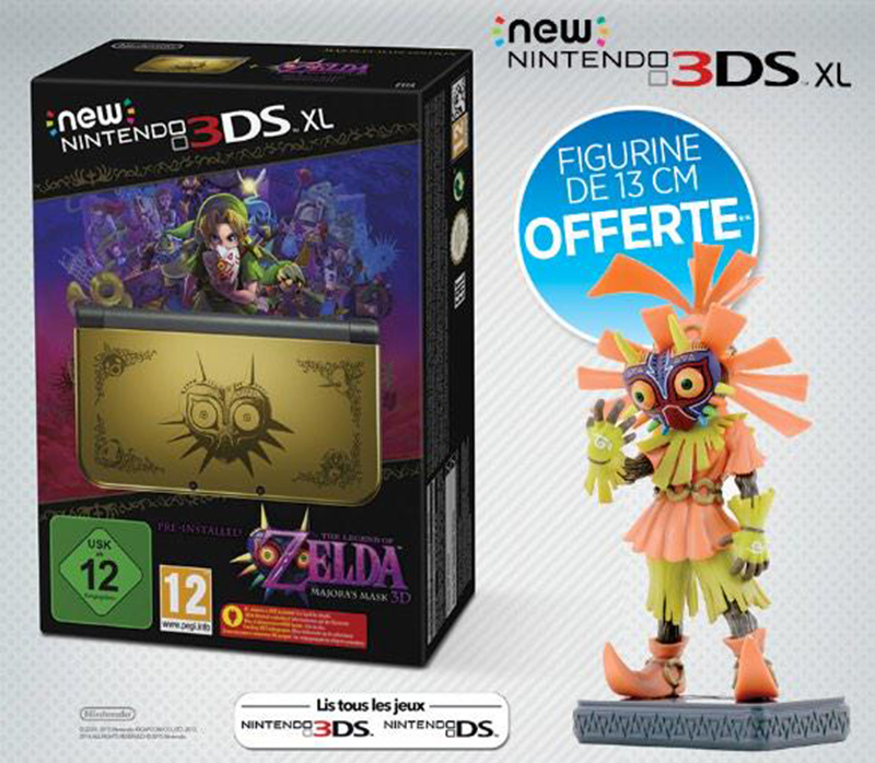 Un superbe bundle collector pour la New 3DS aux couleurs de Zelda avec