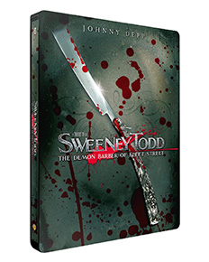 Sweeney Todd, le diabolique barbier de Fleet Street Édition boîtier SteelBook