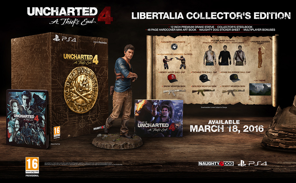 Uncharted 4 sur PS4 dévoile sa date de sortie exacte et des éditions