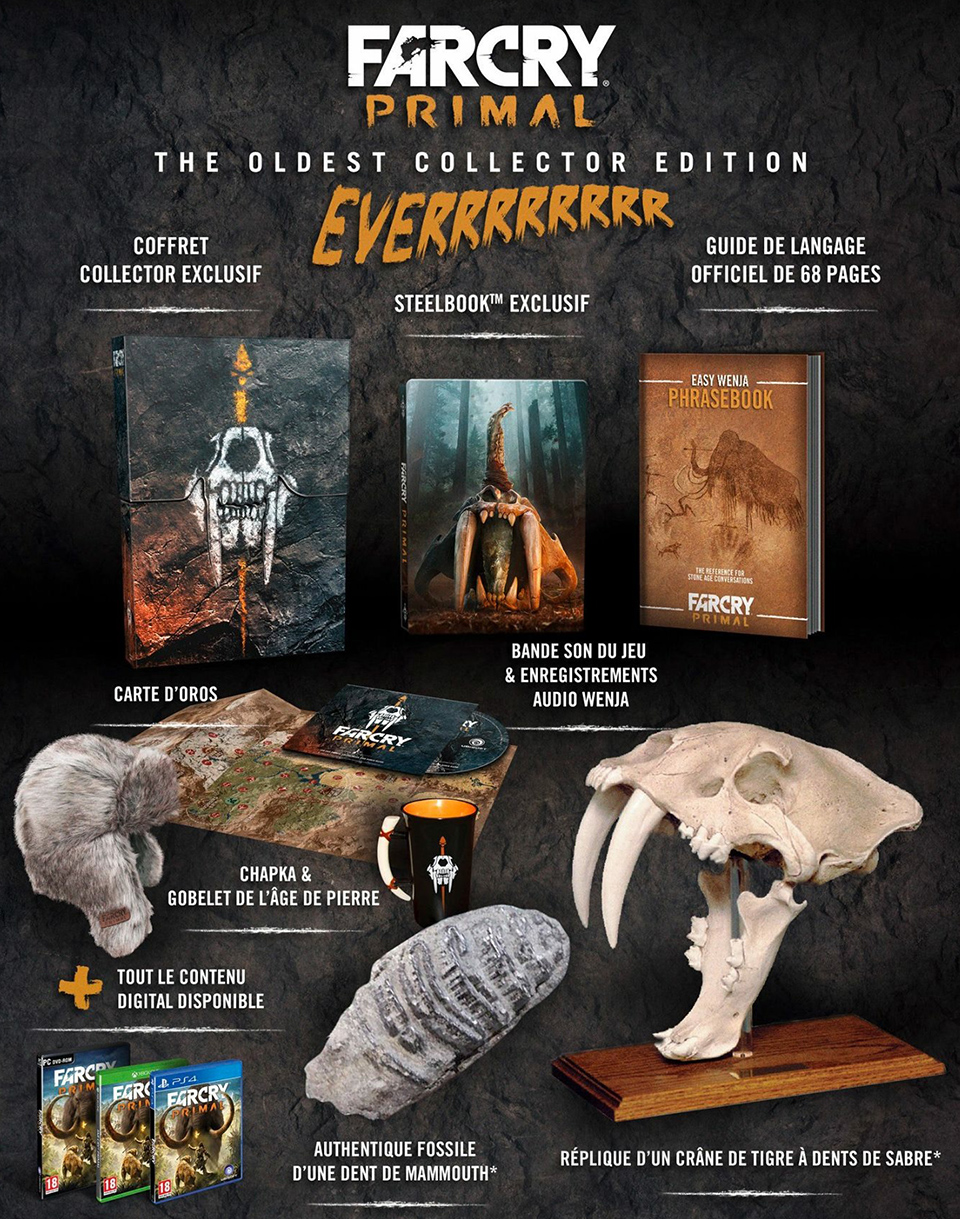 Far Cry Primal Collectors Edition Far Cry Primal Collectors Edition