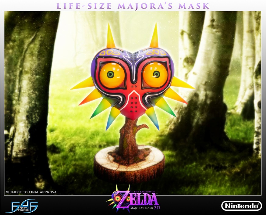Figurine Majora's Mask taille réelle Figurine Majora's Mask The Legend of Zelda Edition Collector
