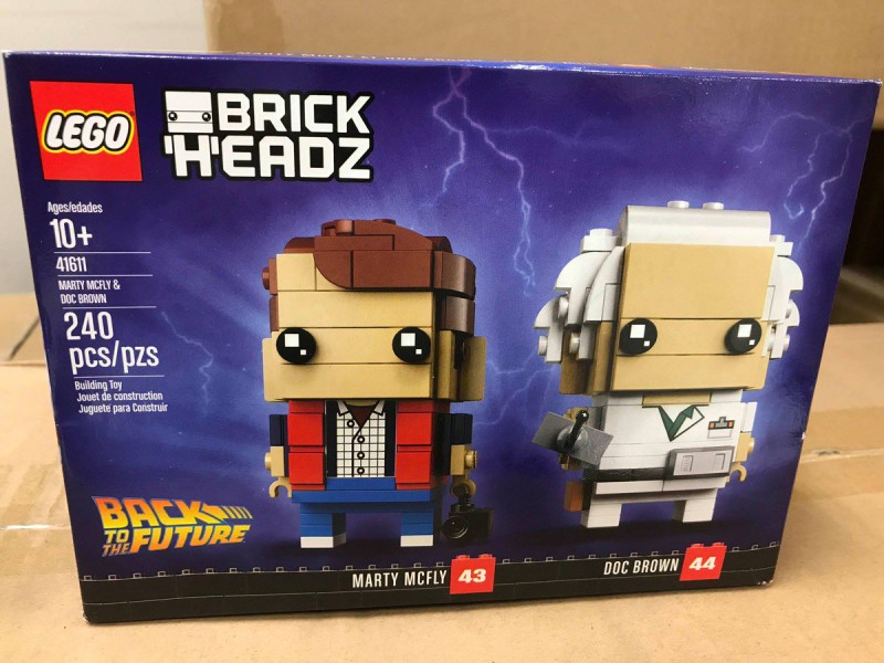 lego brickheadz retour vers le futur