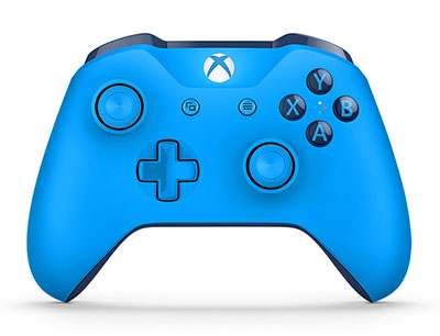 Manette sans fil Xbox Bleue