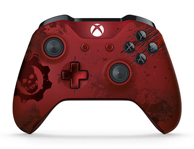 Manette sans fil Xbox Gears of War 4 Crimson Omen édition limitée