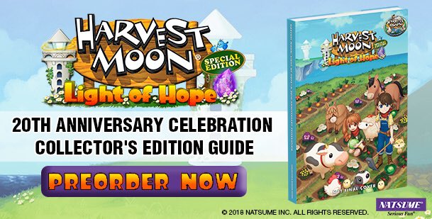 guide anniversaire Harvest Moon