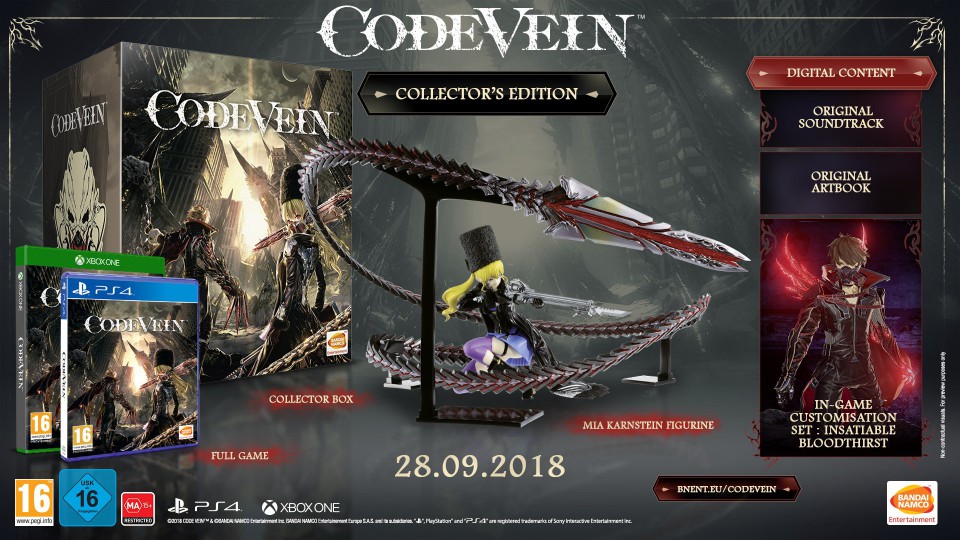 edition collector code vein