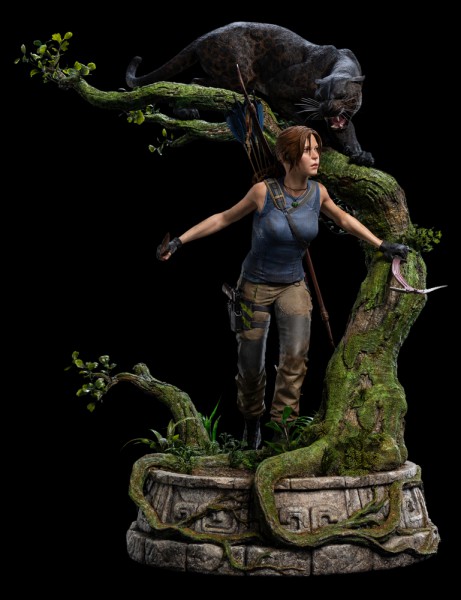 figurine shadow of the tomb raider lara croft weta