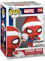 Figurine Funko Pop de Spider-Man avec un bonnet de Noël 