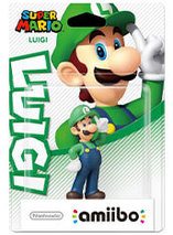Figurine amiibo de Luigi dans Super Mario