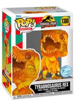 Figurine Funko Pop du Tyrannosaurus Rex Translucide (Ambre)