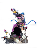 Statuette en résine de Jinx dans League Of Legends par Pure Arts