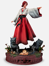 Statuette The Witcher 3 de Triss inspirée du Japon féodal