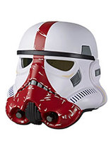 Réplique casque Stormtrooper incinérateur dans la série Star Wars : The Mandalorian – Hasbro Black Series
