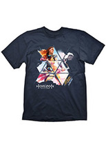 Horizon Zero Dawn – T-shirt Painted Aloy Navy