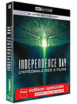 Independence Day 1 & 2 – Coffret Blu-Ray 4K ultra HD édition spéciale Fnac