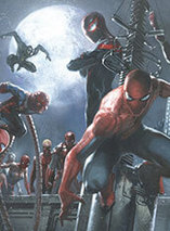 Art print version argenté Amazing Spider-Man # 9-14 par Gabriele Dell 'Otto
