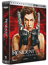 Coffret intégral des films Resident Evil - steelbook 4K