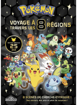 Livre Pokémon – Voyage à travers les 8 régions - Edition spéciale 25 ans