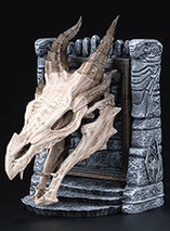 Serre-livres d'un crâne de Dragon dans Skyrim