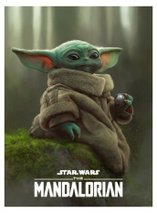 Art print Baby Yoda dans Star Wars : The Mandalorian par Pablo Olivera et Tom Walker