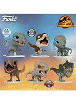Collection de figurines Funko Pop du film Jurassic World : Le Monde d'après