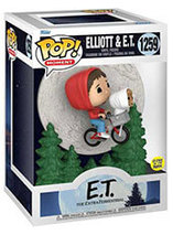 Figurine Funko Pop d'Elliot et E.T. l'extra-terrestre 