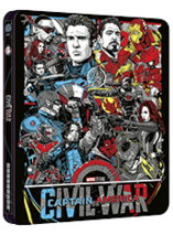 Captain America : Civil War - steelbook Mondo X