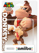 Figurine amiibo de Donkey Kong dans Super Mario
