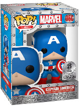 Figurine 25ème anniversaire de Funko Pop - Captain America