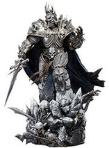 Statuette du roi-liche Arthas dans World of Warcraft