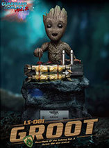 Statuette taille réelle de Baby Groot dans Les Gardiens de la Galaxie 2