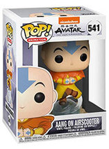 Figurine Funko Pop de Aang sur une bulle d’air dans Avatar