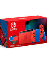 Console Nintendo Switch – Edition Limitée Super Mario Rouge et Bleu