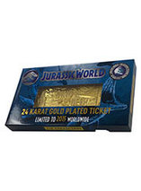 Ticket en Or 24k pour le parc Jurassic World