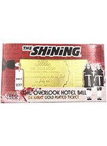 Ticket en Or 24k de la Gold Room de l’Overlook Hotel The Shining